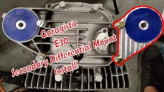 Garagistic BMW E30 Secondary Differential Mount Install With Z3M Finned Differential Cover
