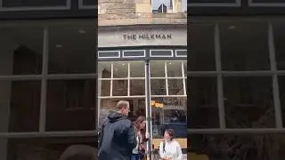Edinburgh&rsquo;s Cutest Coffee Spot: The Milkman Cafe! #edinburgh #travel #scotland #iconiccafe
