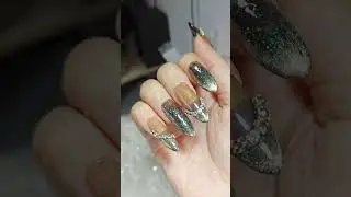 #naildesign glittering galaxy #pinkuunail