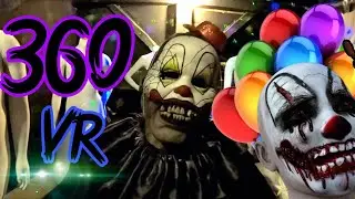 360 Video  ,☠️  Party Clown in 360 VR Scary  #vr Best 360 videos