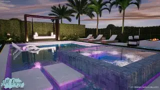 Biscardi Residence ~ New Pool & Backyard in Boca Raton, FL