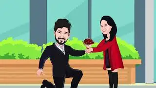 Wedding invitation video I Wedding love story animation