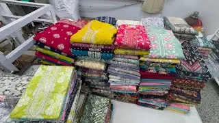 Chickpet Wholesale Unstitched Dress Materials | Best Salwar Fabrics | Single Piece Courier Available