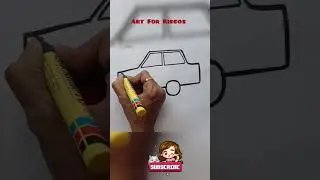 How to draw Police Car @artforkiddos