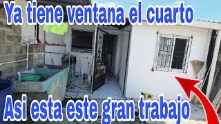 Ya tiene ventana el cuarto asi esta este gran trabajo😳