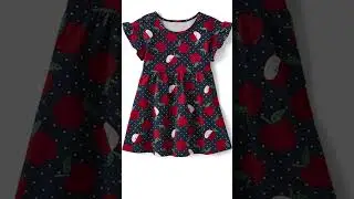 Baby Girls' and Toddler Short Sleeve Casual Dresses 2 #amazon #usa #short #shorts #shortvideo