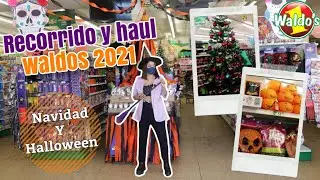 WALDOS  Halloween 🎃 y Navidad 🎄 2021/Recorrido en tienda y haul/Decora conmigo/Zulma Ibeth