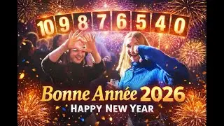 D&eacute;compte Nouvel An 2026  Countdown 10 &agrave; 0  Bonne Ann&eacute;e & Happy New Year  Pierre Lenoble report