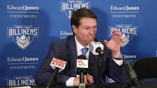 SLU Mens Basketball Post Game Press Confrence 1-18-2019 Coach Ford