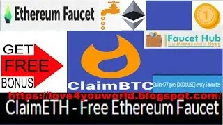 claimbtc in Ethereum faucet Claim 475 gwei every 5 minutes part3 FaucetHub Withdrawal