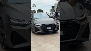 Monaco Couple enjoying the Audi RS7 #monaco #lifestyle #audi #luxury
