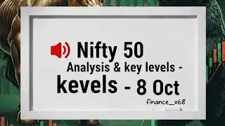Nifty 50 (08, October) Market analyst#nifty50 #stockmarket #trading#chartanalysis 