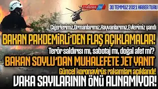 Trabzontv 30 Temmuz Haberturu-Bakan Soylu'dan muhalefete Sabotaj a&ccedil;ıklaması!