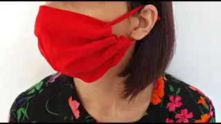 DIY NO SEW Face mask from T-shirt sleeve | 5 minutes | Maison Zizou