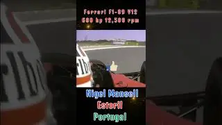 Estoril Legendary drive: Nigel Mansell Ferrari F1-89 V12
