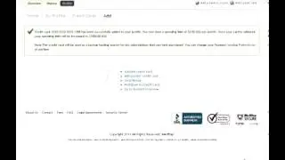 Adding a credit card to a Payza account (alert pay)