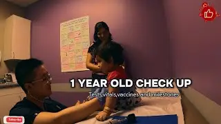 WHAT TO EXPECT AT A 1 YEAR OLD CHECK UP | Vaccines, Vitals and Milestones