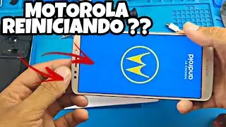 Moto E5 plus reiniciando, troca de flex Power, como resolver
