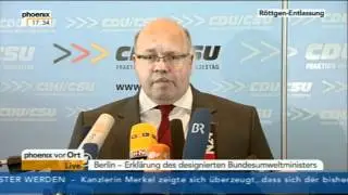 Peter Altmaier neuer Umweltminister