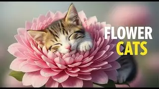 Flower Cats Compilation | Cute & Relaxing Sleeping Moments 🐱💗