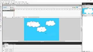 Moving Cloud by using Flash 8