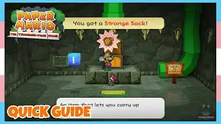 *Strange Sack* How To Carry More Items In Paper Mario Thousand Year Door | Quick Guide