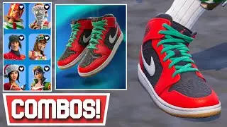 *NEW* BEST AJ1 MID 'HOLIDAYS' KICKS COMBOS! | Fortnite