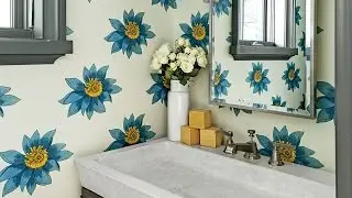 Pretty and Petite Powder Room