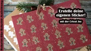 Adventskalender-Zahlen als Sticker selber erstellen | Cricut Projekt |