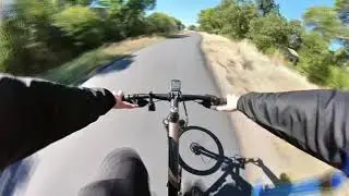 Mapleton Lateral Canal Trail Bike Ride POV - Utah, USA