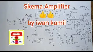 Skema Amplifier + Band Pass FullRange 80hz 5,5khz