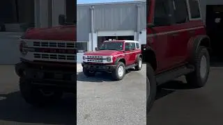 Ruby Red 2025 Ford Bronco Heritage