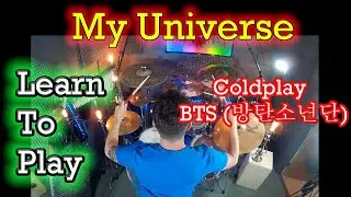 My Universe  Coldplay, 방탄소년단BTS Drum Tutorial Lesson드럼커버 & 드럼악보