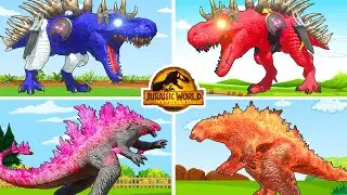 ALL SuperHero Dinosaurs Battle in Jurassic World |Dinosaur SuperHero Team