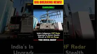 India Upgrades Indigenous VHF Radar 🇮🇳 Detects Stealth Aircraft at 500 km! #Defense #Shorts