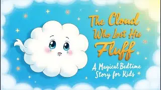 🌤️ The Cloud Who Lost His Fluff | A Magical Bedtime Story for Kids | Puff's Sky Adventure ☁️✨