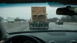 When That Loose Load Becomes Your Worst Nightmare 🚚💥😱