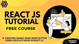 Creating Enable Dark Mode button using useState hook in React.JS | React JS Tutorials for Beginners