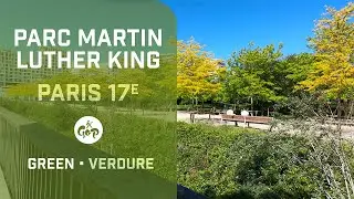 ⁴ᴷ Walking PARIS &ndash; Martin Luther King Park, Batignolles Neighborhood