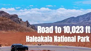 🚗 [Full 4K] Road to Haleakalā National Park Summit & Down the Clouds ⛅️| 10,023 ft 