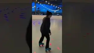Central City Fun Park. Mommy Princess & Gwen Roller Skating. 3-25-22