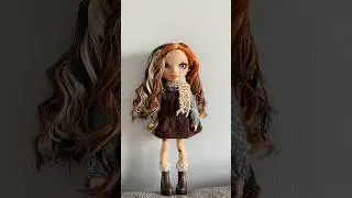 Finishing this custom doll! ✨ The rest of the videos are all on my page ☺️ #rainbowhigh