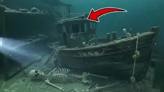 Mysterious Motorbikes Found Deep in a WWII Shipwreck… Divers Terrified
