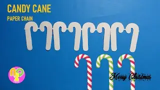 CANDY CANE PAPER CHAIN || How to Make Candy Cane Paper Chain || Christmas Craft