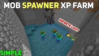 [Minecraft Bedrock] Mob Spawner XP Farm Tutorial (mcpe,Xbox,PS4, window 10,)