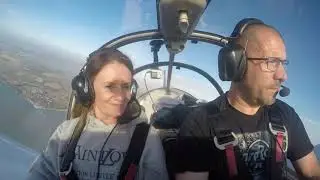 Flight with Kerstin up to Harwich on a glorious flying day !