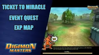 Digimon Masters Exp Map ID Card Ticket To Miracle DMO Att 04/10/2023