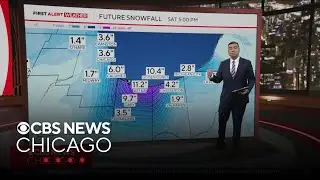 Chicago weather: Two rounds of snow on Friday