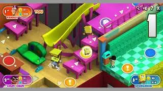 Nickelodeon Block Party - Fanboy and Chum Chum Board - 10,15 & 20 Turns