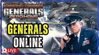 🔴LIVE - KT - Can I Win a Game Using Voice Commands Only?! Online Gameplay!  | C&C Generals Zero Hour